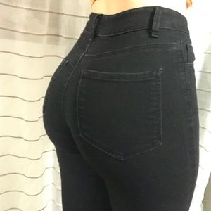 Forever 21 Black High Waisted Skinny Jeans